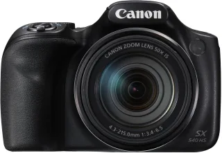 Canon PowerShot SX540 HS [20.3MP 50-fach opt. Zoom 3"] schwarz