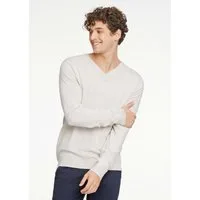 LINDBERGH Strickpullover meliert, mit V-Ausschnitt