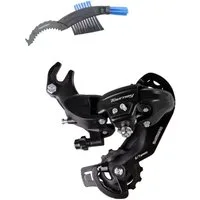 maxxi4you Schaltwerk Shimano Tourney RD-TY300B Schaltwerk 6/7-fach SGS mit Halter inkl. KB