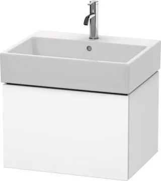 Duravit L-Cube Waschtischunterbau wandhängend Weiß Supermatt 584x459x394 mm - LC617508484 LC617508484