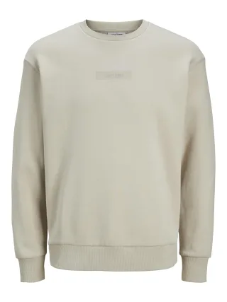 JACK&JONES - JJTAKA SWEAT CREW NECK moonbeam - Gr. - S