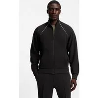 BOSS GREEN Sweatjacke Skaz mit Markenlabel
