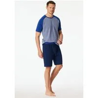 Schiesser Shorty 95/5 Nightwear (2 tlg) mit Rundhalsausschnitt, Kurzarm, in Single-Jersey Qualität
