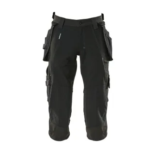 MASCOT Dreiviertel-Hose mit Hängetaschen ADVANCED Schwarz 60 - 17049-311-09-C60