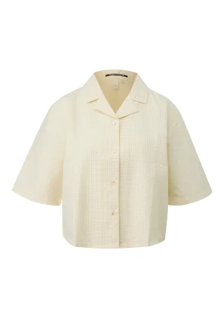 qs - Bluse gelb - Gr. - 38