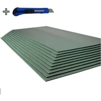 Roysson Home Trittschalldämmplatte Trittschalldämmung 3 mm XPS grün laminat parkett unterlage 5 m²