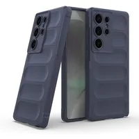 Tec-Expert Handyhülle Cover Hülle für Samsung Galaxy S25 Ultra 6.8 Zoll, 6.8, Case mit Griffzonen und Mikrofaser Inlay