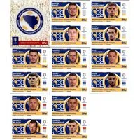 Topps Sammelkarte UEFA EURO 2024 GER - Sticker -Mannschaftspaket -Bosnia and Herzegovina