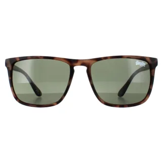 Superdry Shockwave 102 satijn gevlekte havana groene zonnebril