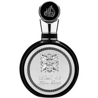 Lattafa Duft-Set Fakhar Homme Black Eau de Parfum 100 ml + Parfümzerstäuber (leer) Set