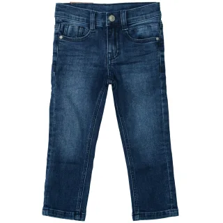 BASEFIELD - Kn.-Jeans, brushed inside mid blue denim - Gr. - 92