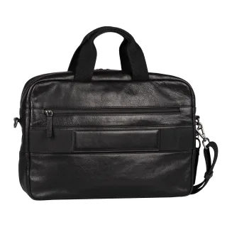 camel active Aktentasche "Pine" aus pflanzlich gegerbtem Rindsleder im kernigen Look mit Laptopfach