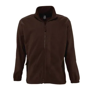 SOLS Herren Outdoor Fleece Jacke North (Dunkel Schokolade)