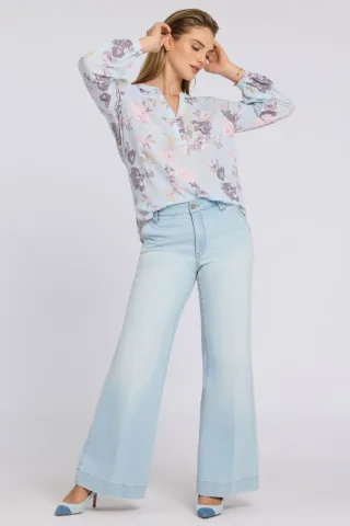 Mia Palazzo-Jeans mit hoher Taille