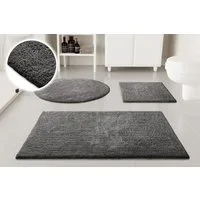 OTTO home Badematte Selenne, Höhe 20 mm, rutschhemmend beschichtet, fußbodenheizungsgeeignet, Baumwolle, rechteckig, Badteppich, getuftet, modern, Uni, antirutsch, flauschig, Baumwolle