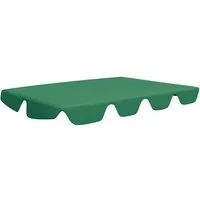 vidaXL Pavillon-Ersatzdach Ersatzdach für Hollywoodschaukel Grün 188/168x145/110 cm, 248 x 186 cm