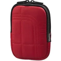 Hama Kameratasche Kamera-Tasche Universal Fancy Memory 50C Rot, Reißverschluss, Innenfach, für kleine Digital-Kamera Foto Digicam
