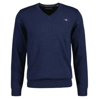 Gant Classic Cotton V-Neck Strickpullover