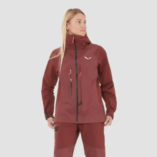 SALEWA - Sella Durastretch Hybrid Softshell Jacke Damen - Rot (Gr.34)