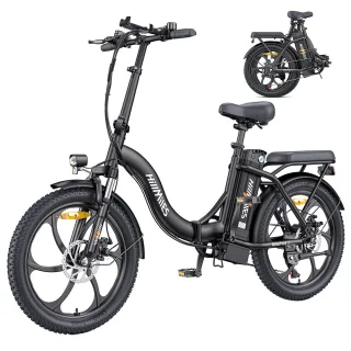 [EU DIRECT] HillMiles MilePort 1 Electric Bike 36V 13AH 250W Motor Recommended Top Speed 25KM/H 20inch Tire 80-100KM Max