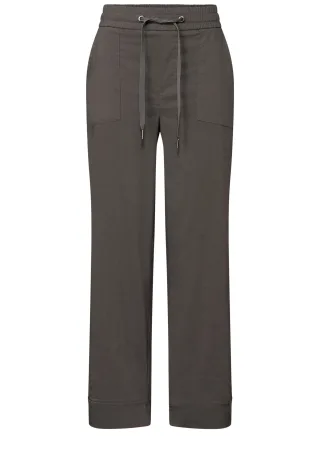 Street One - Casual Fit Hose mit Turn-Up nomad brown - Gr. - 28