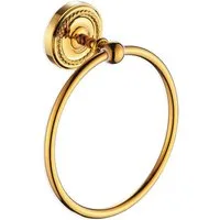 Belle Arti Handtuchhalter Luxus Handtuchhalter Handtuchring Handtuchstange Badaccessoire Messing, Badetuchhalter Badetuchaufhänger Badetuchhaken gold poliert rostfrei