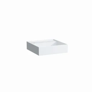 LAUFEN Aufsatz-Handwaschbecken Kartell 460x460x150, ohne Hl. , ohne Überlauf, geschliffen weiss matt H8183317571121