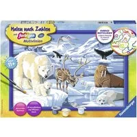 Ravensburger Malen nach Zahlen Tiere der Arktis, Made in Europe