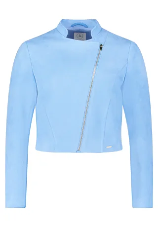 Betty & Co - Bikerjacke Hellblau - Gr. - 40