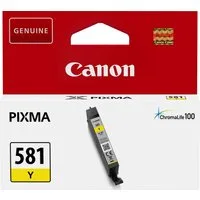 Canon INK CLI-581 Y Tintenpatrone (Packung, original Druckerpatrone 581 gelb/yellow)