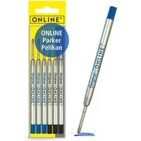 Online Pen Kugelschreiber Kugelschreiberminen, G2-Format, für Standard-Kugelschreiber, hergestellt in der Schweiz