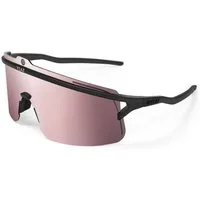 YEAZ Sportbrille SUNSHADE Sport-Sonnenbrille Black/Silver, Erlebe perfekte Sicht, Komfort und Style