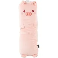 SCHÖNER LEBEN. Fellkissen Kissen Spandex Super Soft Plüsch Cuddle Pig rosa 60cm