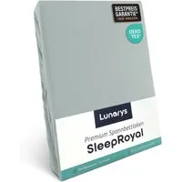 Lunarys Spannbettlaken SleepRoyal, Jersey-Elasthan, Gummizug: rundum, (1 Stück), 90x200 cm, 250 g/m², extrem hochwertig, Luxus Multi-Stretch Laken