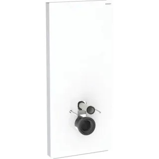 Geberit Monolith Sanitärmodul für Wand-WC 114 cm Glas weiß, 131031SI5 131031SI5
