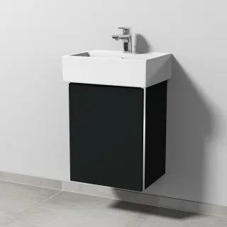 Sanipa 3way Waschtischunterbau zu Duravit Vero Air Waschtisch mit 1 Tür, Vulkan-Matt BP4291V