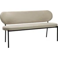 byLIVING Sitzbank Jersey, mit Webstoff-Bezug, mit Rückenlehne, Breite 160 cm