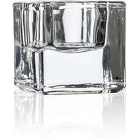Sandra Rich Teelichthalter Teelichthalter "Shine Square", Teelichtglas Windlicht aus Glas Würfel