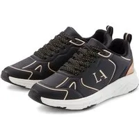 LASCANA Freizeitschuh, Schnürschuh, Turnschuhe, Sneaker mit Farbakzenten VEGAN