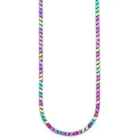 Bruno Banani Edelstahlkette Schmuck Geschenk Steinkette mit farbigem Hämatit, mit Hämatit