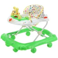 oyajia Babywalker Höhenverstellbarer Baby Gehfrei Lauflernwagen mit Spielcenter, Lauflernhilfe mit Musik und Licht, Spiel-und Esstisch