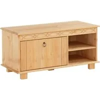 OTTO home Schuhbank Indra, aus massiver Kiefer, FSC®, Breite 90 cm, dezentes Ornament