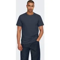 ONLY & SONS Rundhalsshirt ONSMAX LIFE REG SS STITCH TEE Baumwolle, normal geschnitten