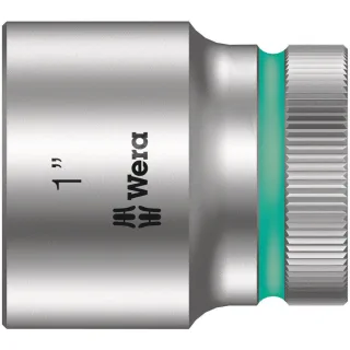 Wera 8790 HMC Zyklop-Steckschlüsseleinsatz mit 1/2"-Antrieb, zöllig Türkis - 05003631001
