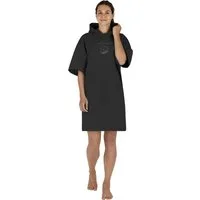 normani Badeponcho Damen Mikrofaser Badeponcho Siargao, Polyester, Kapuze, Schlupf, Bade Handtuch mit Ärmeln aus recyceltem Material