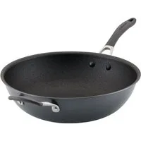 Circulon Wok Circulon A1 Wokpfanne mit Gegengriff, 34 cm, Edelstahl (1-tlg), dreilagig beschichtet, kratzfest, spülmaschinenfest