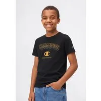 Champion T-Shirt Graphic T-Shirt für Kinder, sportlicher Stil, Kurzarm, Rundhalsausschnitt
