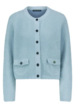 Betty Barclay - Strick-Cardigan Blue Fog - Gr. - 40