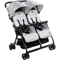 Chicco Zwillingsbuggy OHlalà Twin, Silver Cat, Zwillingskinderwagen