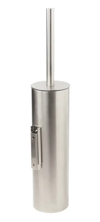 Koh-i-Noor TRATTO gebürsteter Edelstahl, Toilettenbürste Wandmodell, 7111S, gebürsteter Edelstahl 7111S